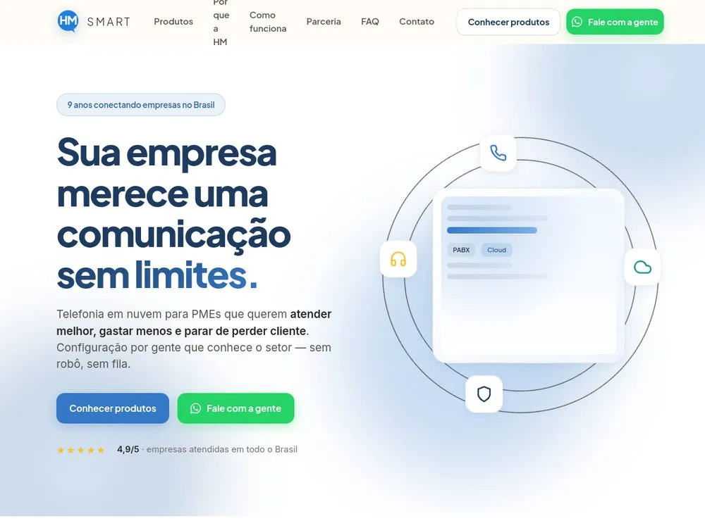 Print do site HM Smart
